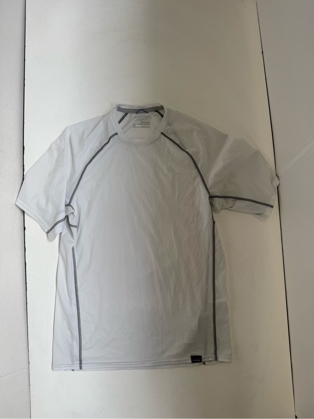 Patagonia Capilene Daily‎ Baselayer Shirt Mens XS white  Light Outdoor Camping